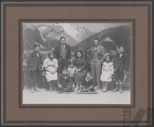 Retrato de grupo familiar