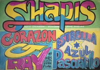 Afiche para presentación de Los Shapis