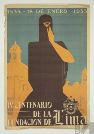 Afiche para el IV Centenario de la Fundación de Lima
