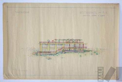 Diseño de restaurante para el balneario de Santa María del Mar