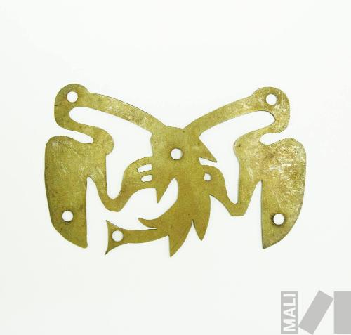 Prototipo para diseño de joyería que representa a dos aves cazando un pez