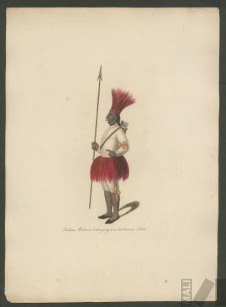 Indian Warrior Belonging to a Babarous Tribe