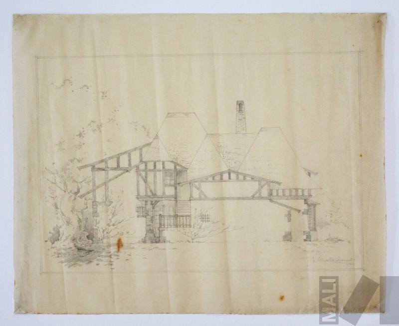 Diseño de casa para Elías Fernandini en El Olivar, Lima