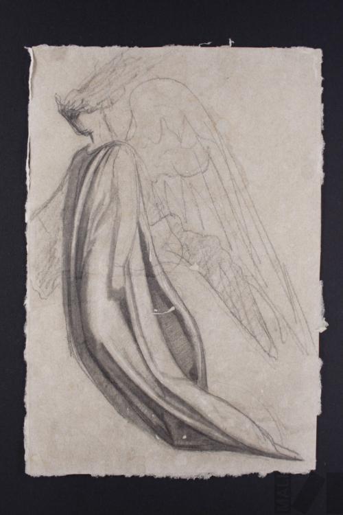 Ángel, estudio para 'El entierro del cura o Manchaypuito'