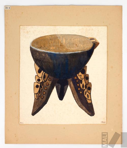 Estudio de cerámica trípode prehispánica