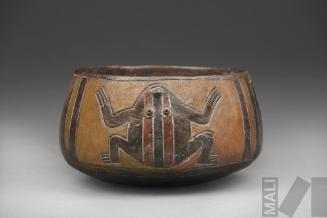 Cuenco con representación de sapo