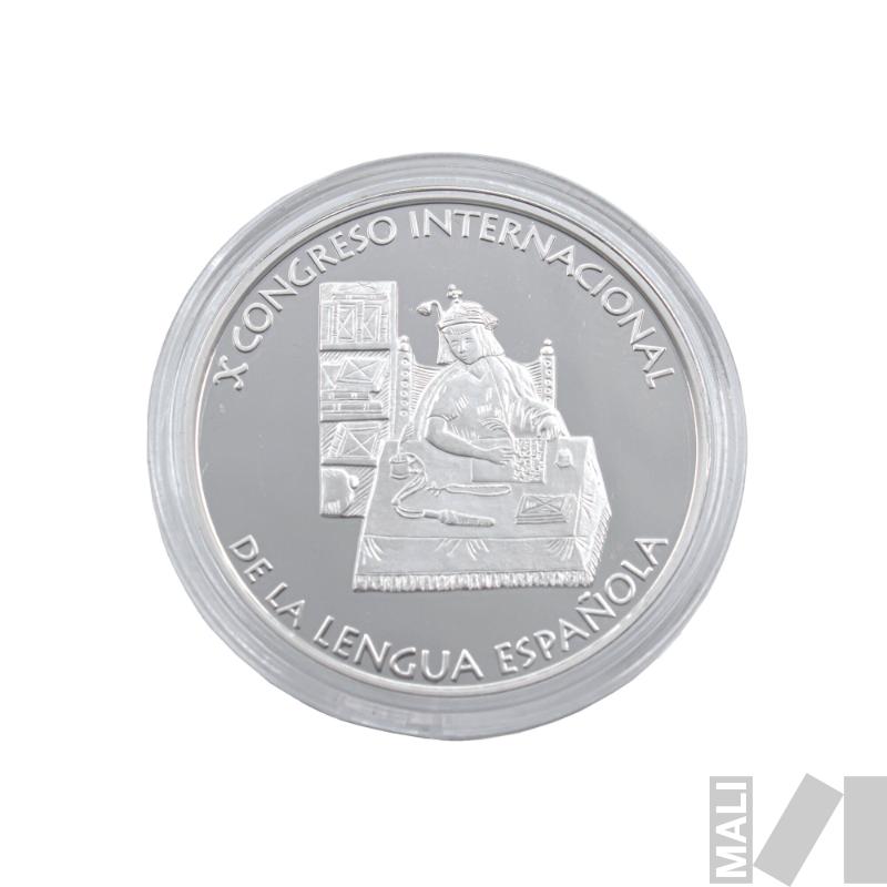 Moneda conmemorativa por el X Congreso Internacional de la Lengua española