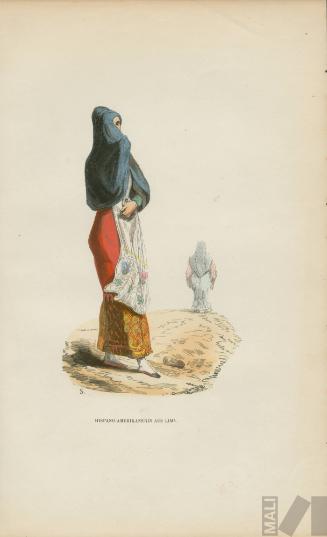 Mujer de Lima. Ilustración para Moeurs, usages et costumes de tous les peuples du monde