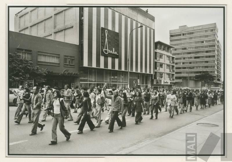 Protesta en la avenida