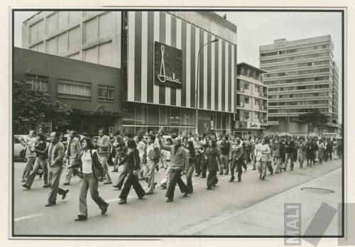 Protesta en la avenida
