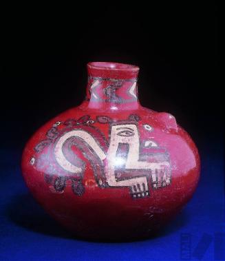 Cántaro con representación de animal mítico