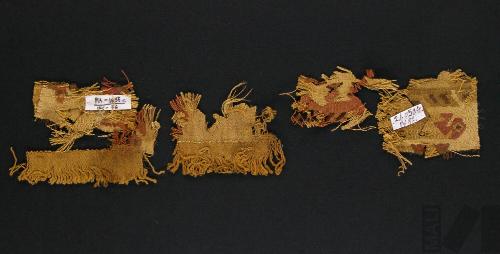 Fragmento de banda con diseños de aves