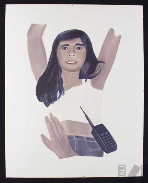 Chica y celular. Serie Cronologías