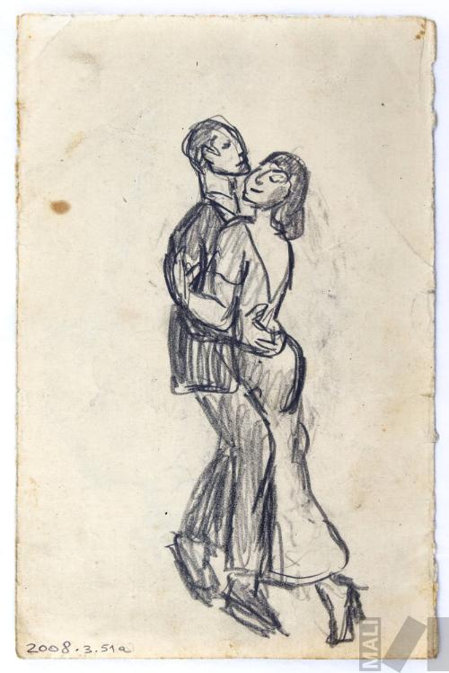 Estudio de pareja bailando para 'Farra con batería'