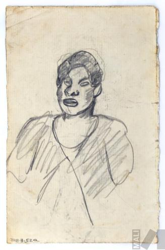 Estudio de mujer para 'Farra con batería'