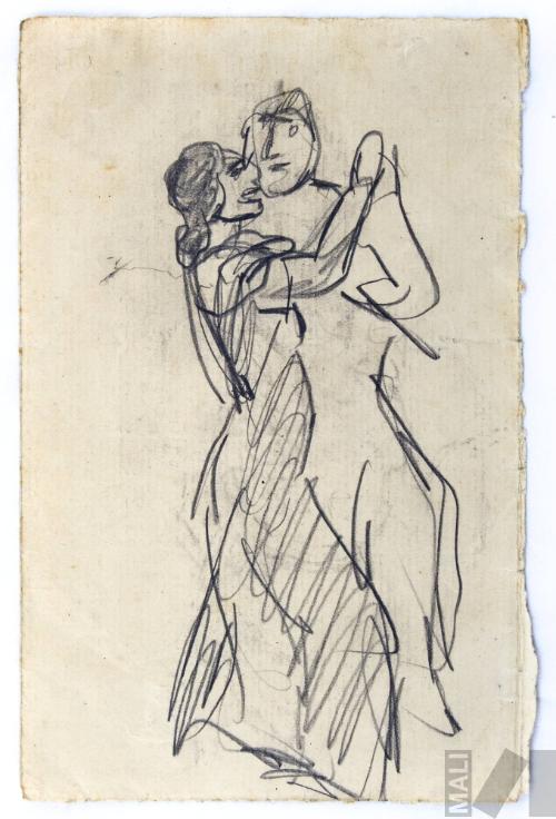 Estudio de pareja bailando para 'Farra con batería'