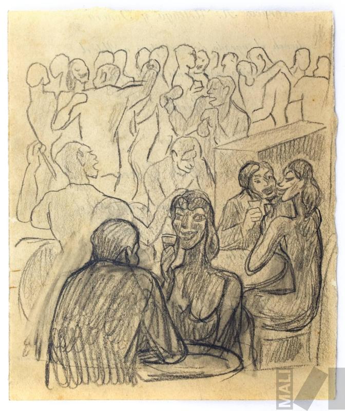 Estudio para 'Farra con batería'