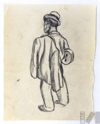 Músico ebrio, estudio para 'Callejón limeño'