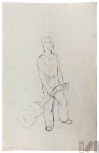 Estudio de músico para 'Callejón limeño'