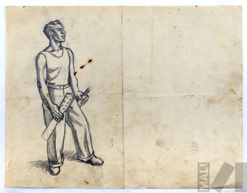 Estudio de músico para 'Callejón limeño'