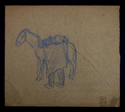 Estudio de hombre con equino