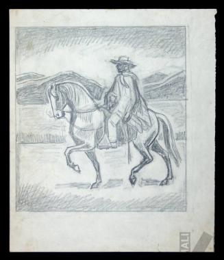 Estudio para 'Caballo de paso'