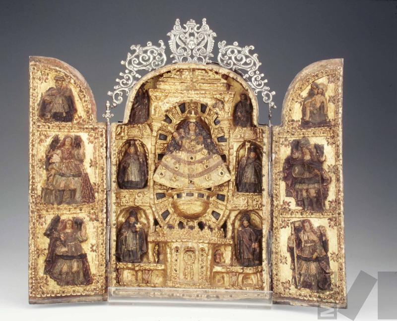 Retablo portátil de la Virgen de Copacabana