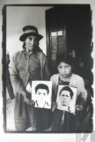 Con los retratos de padre e hijo desaparecidos, Ayacucho