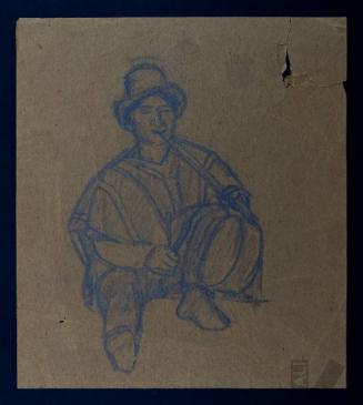 Estudio de músico indígena