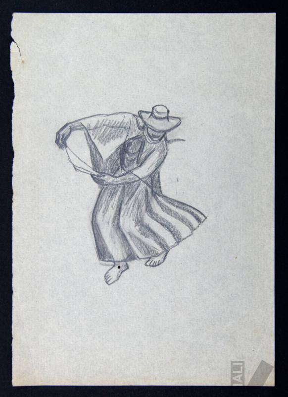 Estudio para 'La cashua'