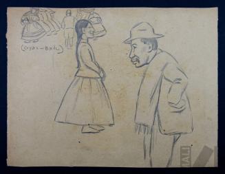 Estudio de baile y tipos indígenas