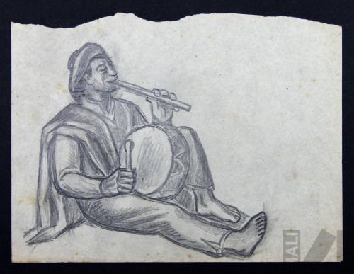 Estudio para 'La cashua'