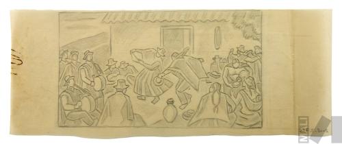 Estudio para 'La cashua'