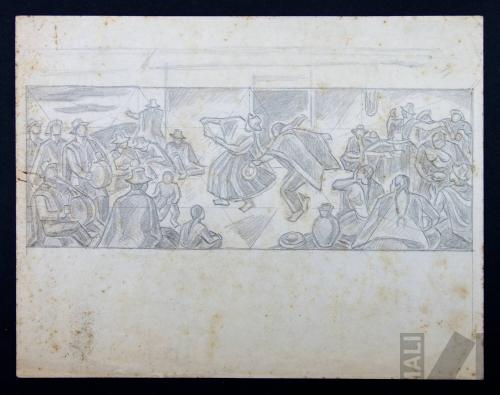 Estudio para 'La cashua'