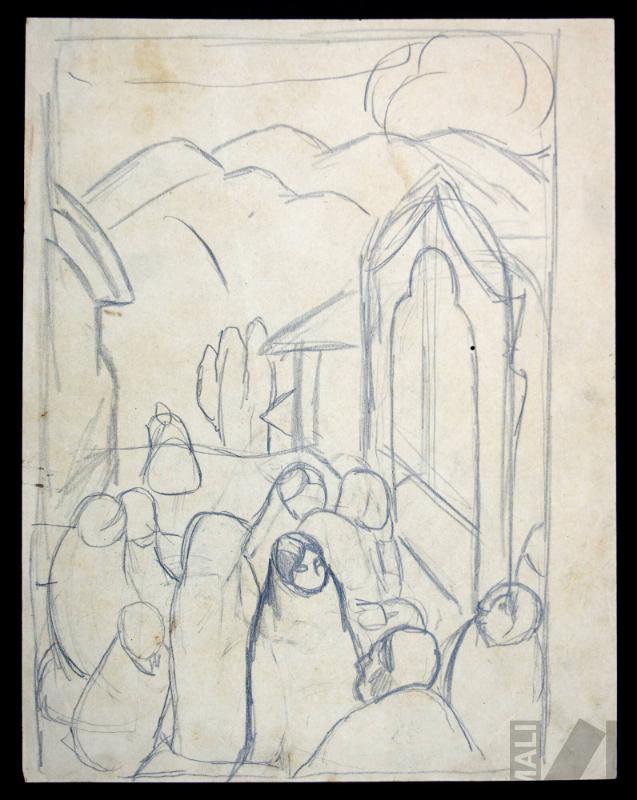 Estudio para 'Altar callejero'