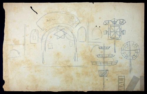 Elementos de altar ceremonial