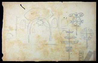 Elementos de altar ceremonial