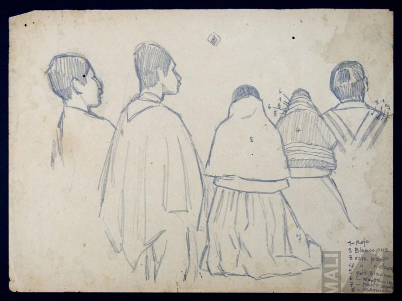 Estudio de indígenas devotos