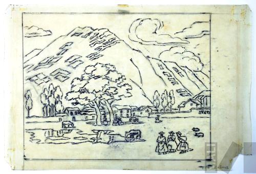 Estudio para 'Plaza de Yucay'