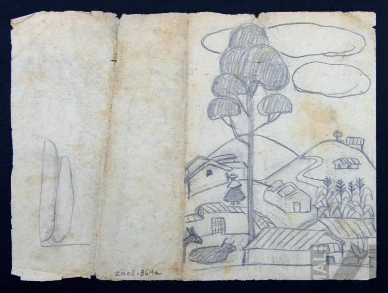 Estudio para 'Paisaje serrano'