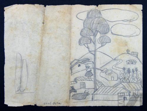 Estudio para 'Paisaje serrano'