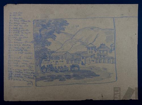 Estudio para 'Plaza serrana'