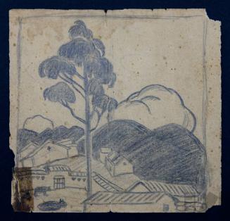 Estudio para 'Paisaje serrano'