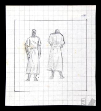 Estudio para el mural 'La patología'