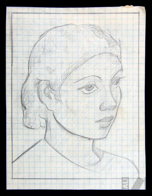 Estudio para retrato de mujer